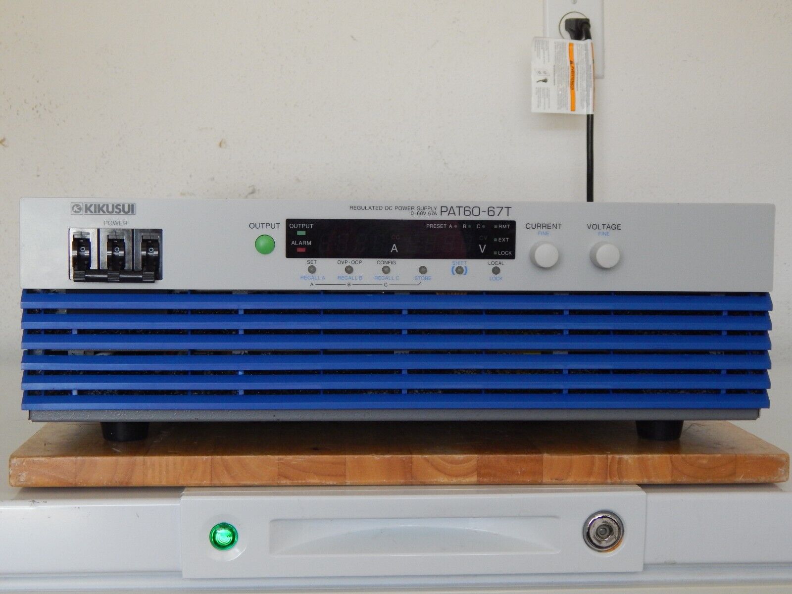 Kikusui PAT60-67T Regulated DC Power Supply (60V / 67 A) 2 in stock Kikusui PAT60-67T Regulated DC Power Supply (60V / 67 A) 2 in stock